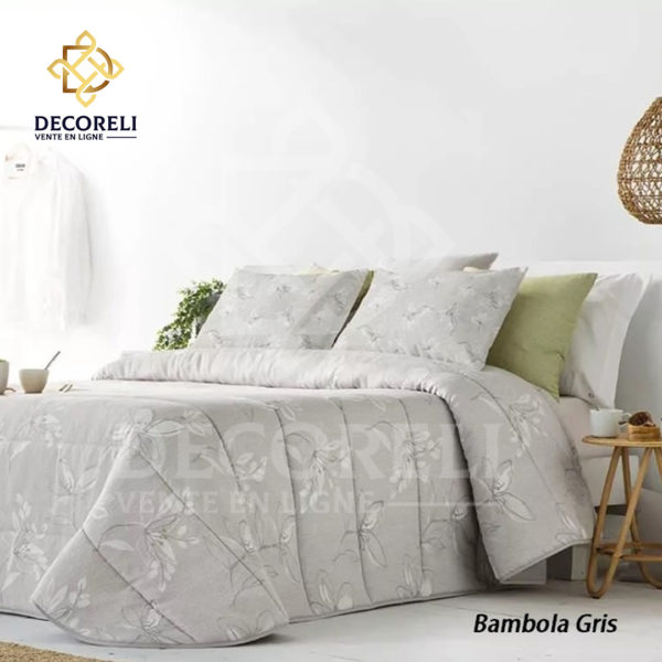 Couvre-lit Bambola gris